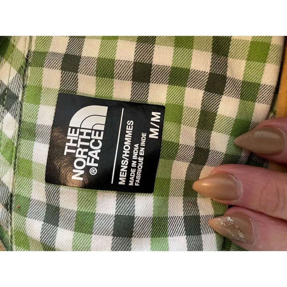 The North Face Mens Button Up‎ Shirt Plaid Short Sleeve Casual Gorpcore Size M